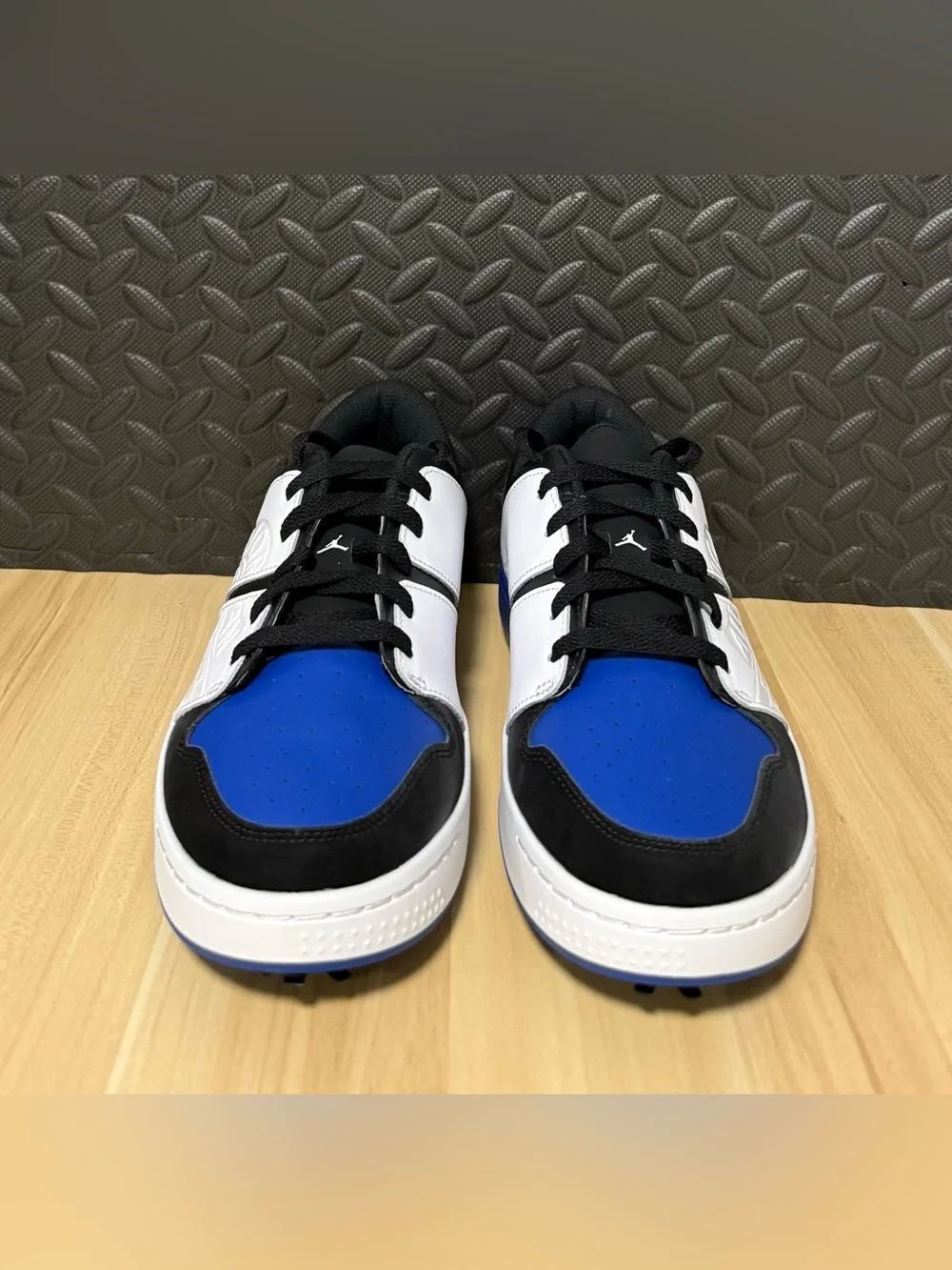 Nike Air Jordan NU Retro 1 Golf Shoes Royal Blue White FZ4153-004 Mens Size 9.5